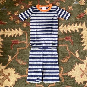 Hanna Andersson striped shorty pajamas